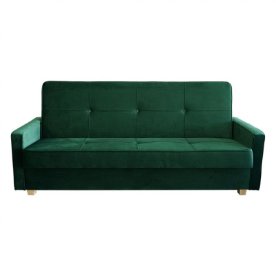 Elegantes Retro-Sofa MARTHA – gelb