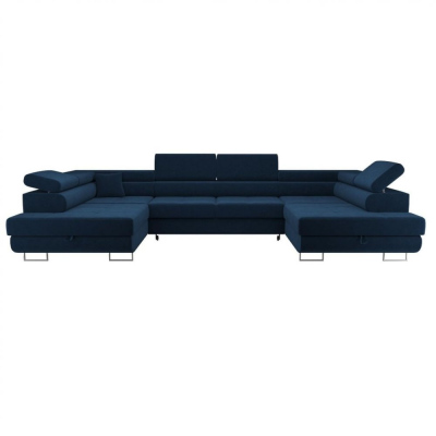 Couchgarnitur WILFRED U2 – Blau 1