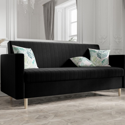 Schlafsofa MOHINI – Schwarz