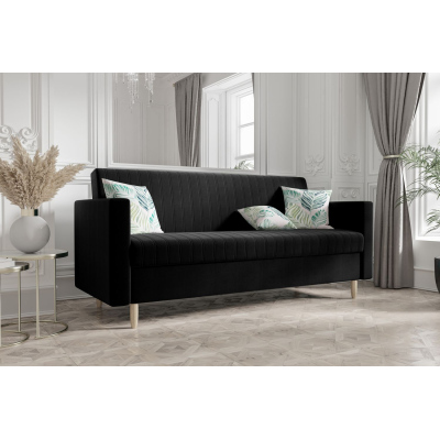 Schlafsofa MOHINI – Schwarz