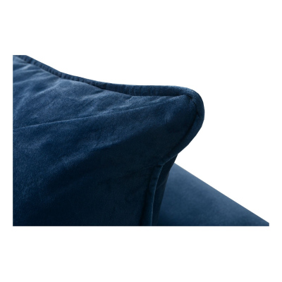 Ecksofa mit Hocker LUIZA 2 – Blau