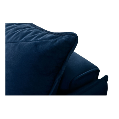 Ecksofa mit Hocker LUIZA 2 – Blau