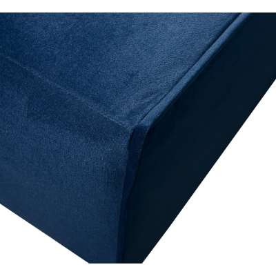 Ecksofa mit Hocker LUIZA 2 – Blau