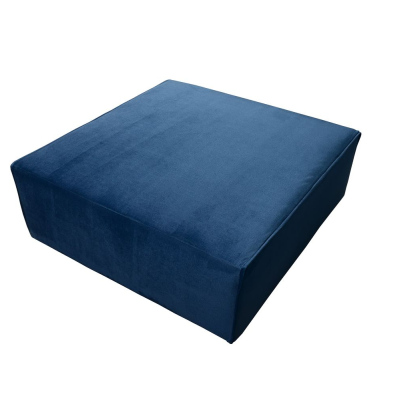 Ecksofa mit Hocker LUIZA 2 – Blau