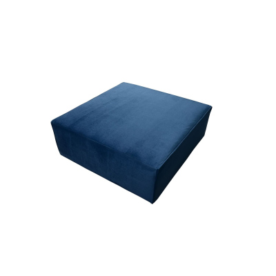 Ecksofa mit Hocker LUIZA 2 – Blau