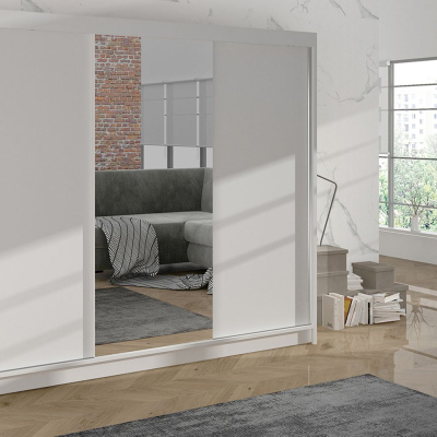 Kleiderschrank DANIELLA 1 – Breite 200 cm, weiß