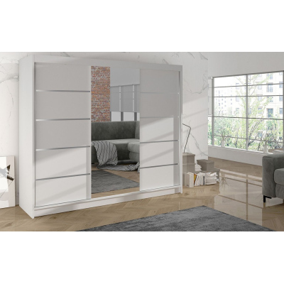 Kleiderschrank DANIELLA 4 – Breite 200 cm, weiß