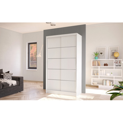 Eleganter Kleiderschrank ARINI 4 – Breite 100 cm, weiß