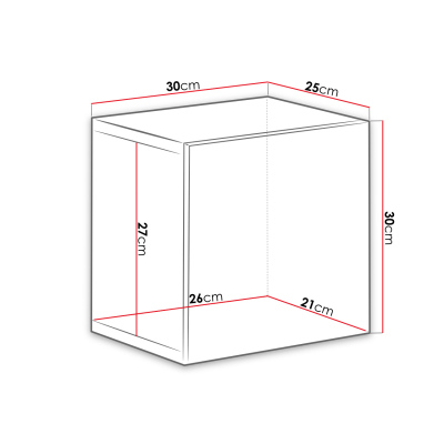 Hängeschrank RIONATA 5 – graphit