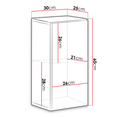 Hängeschrank RIONATA 4 – graphit