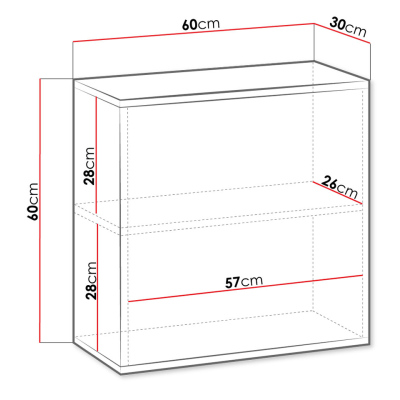 Vitrine RIONATA 3 – Eiche Wotan