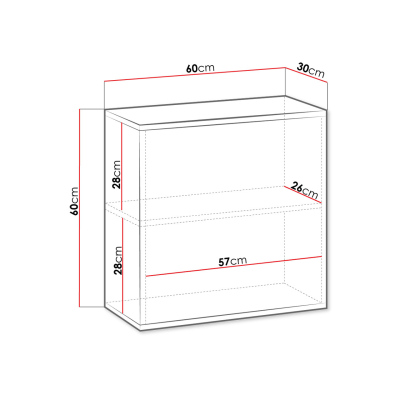 Vitrine RIONATA 3 – Eiche Wotan