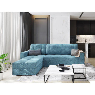 Blaues Ecksofa KABARO