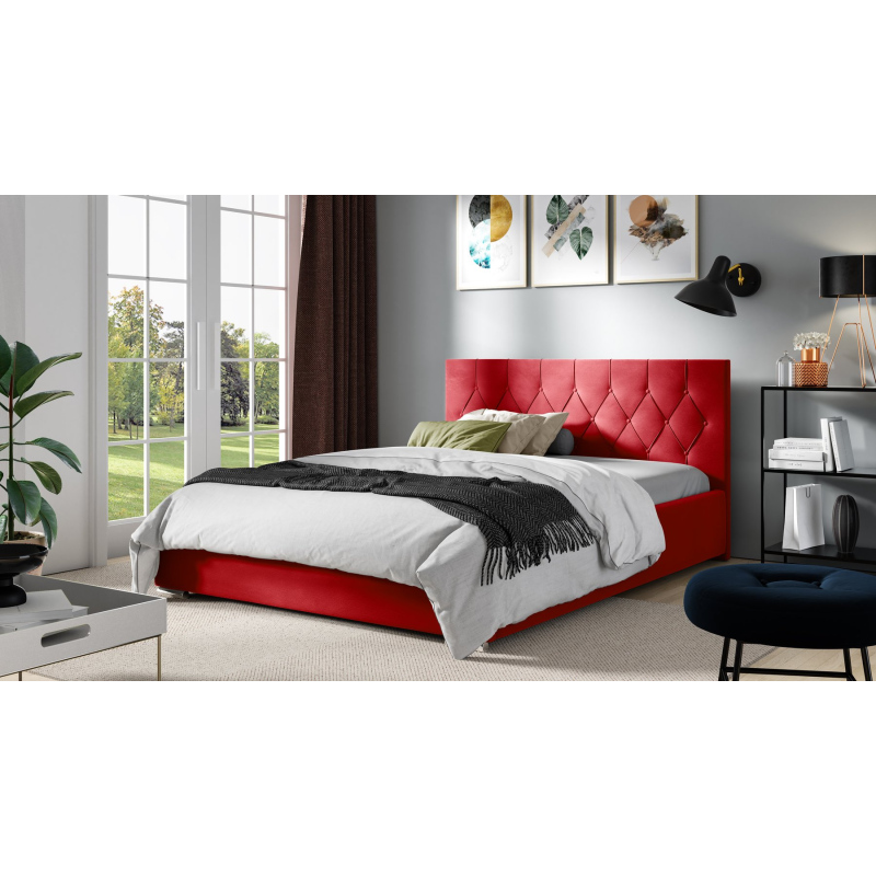 Einzelbett TIBOR – 120x200, rot