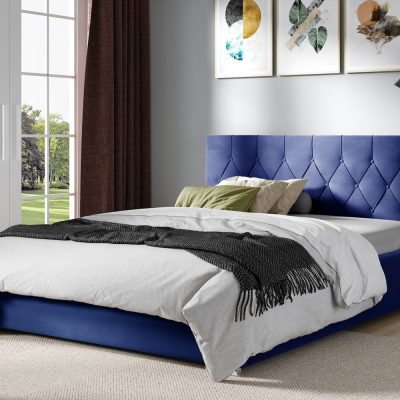 Einzelbett TIBOR – 120x200, blau