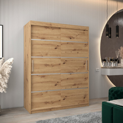 Kleiderschrank ENNI – Breite 150 cm, Eiche artisan