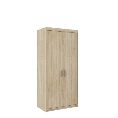 Zweitüriger Kleiderschrank ADELINA – Breite 90 cm, Sonoma-Eiche