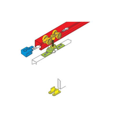 Schiebetür BORISA 6 – 90 cm, Eiche Craft