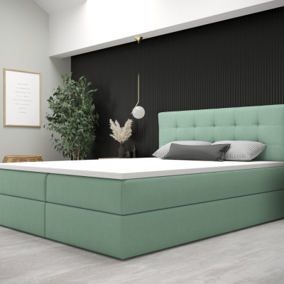 Modernes Bett mit Stauraum 180x200 STIG 5 – grün