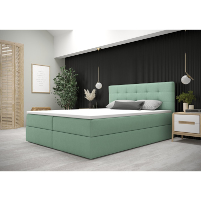 Modernes Bett mit Stauraum 180x200 STIG 5 – grün