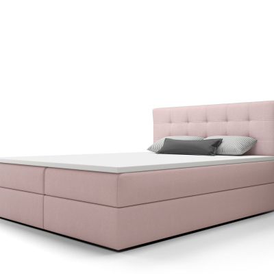 Modernes Bett mit Stauraum 180x200 STIG 5 – rosa