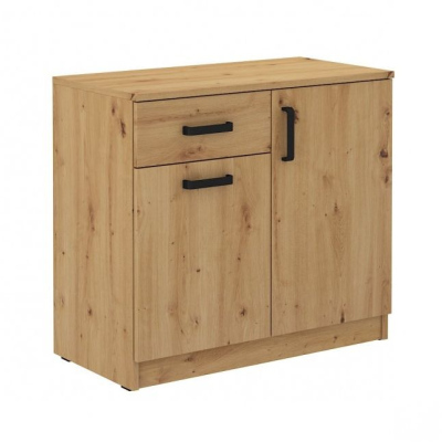 Schrank mit Schublade MABAKA – Eiche Artisan