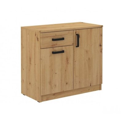 Schrank mit Schublade MABAKA – Eiche Artisan