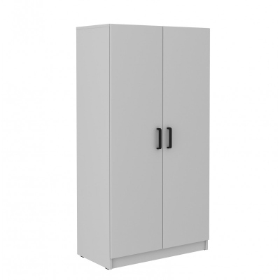 Zweitüriger Schrank MABAKA – Breite 80 cm, grau