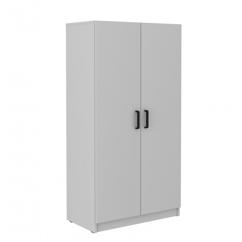 Zweitüriger Schrank MABAKA – Breite 80 cm, grau