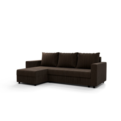 Schlaf Couchgarnitur EDITH – Braun