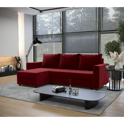 Schlaf Couchgarnitur EDITH – Rot