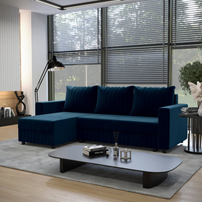 Schlaf Couchgarnitur EDITH – Blau