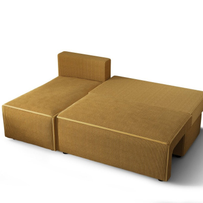 Bequeme Couch mit Stauraum RADANA – grau