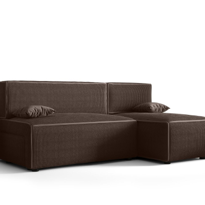 Bequeme Couch mit Stauraum RADANA – braun 2