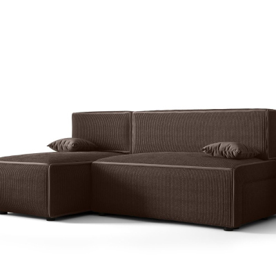 Bequeme Couch mit Stauraum RADANA – braun 2