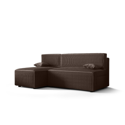 Bequeme Couch mit Stauraum RADANA – braun 2