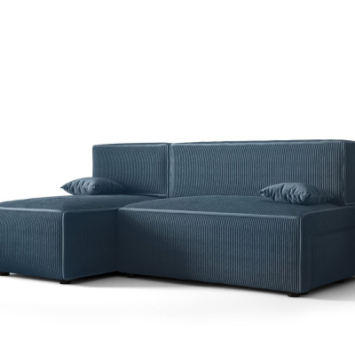 Bequeme Couch mit Stauraum RADANA – blau