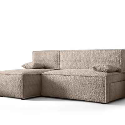 Bequeme Couch mit Stauraum RADANA – hellbraun 1