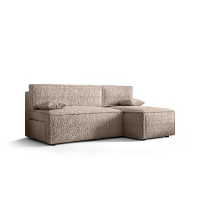 Bequeme Couch mit Stauraum RADANA – hellbraun 1