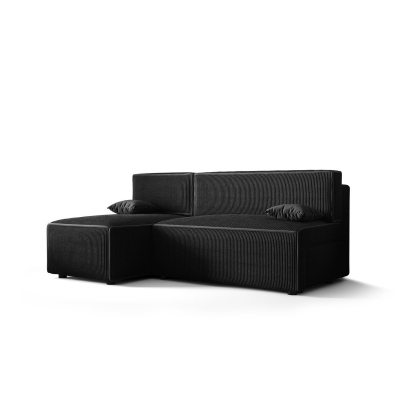 Bequeme Couch mit Stauraum RADANA – schwarz 1