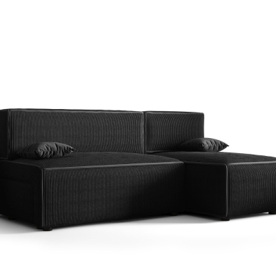 Bequeme Couch mit Stauraum RADANA – schwarz 1