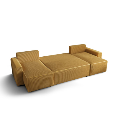 Bequeme U-förmige Schlafcouch RADANA – beige