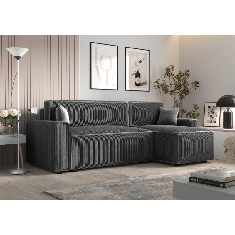 Bequeme Schlafcouch RADANA – grau