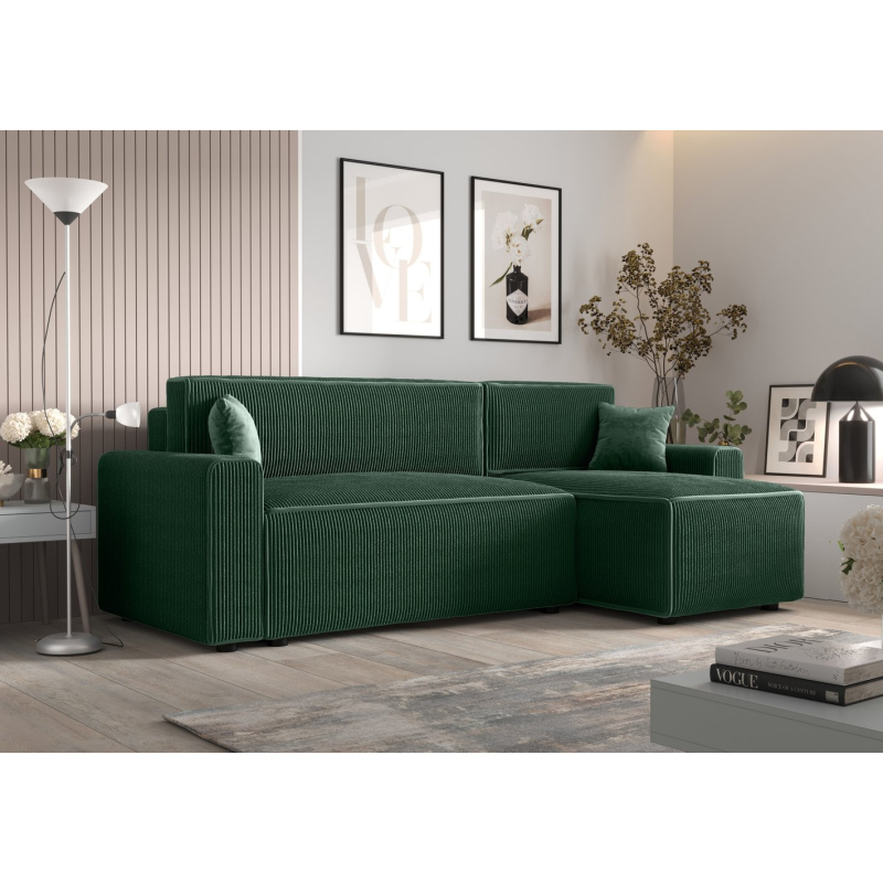 Bequeme Schlafcouch RADANA – grün