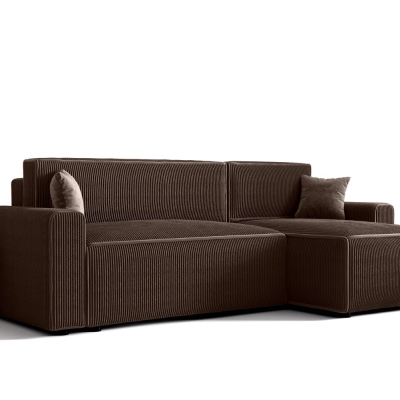 Bequeme Schlafcouch RADANA – braun 2