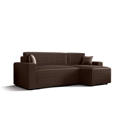 Bequeme Schlafcouch RADANA – braun 2