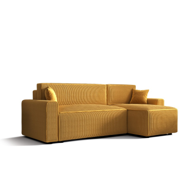 Bequeme Schlafcouch RADANA – gelb