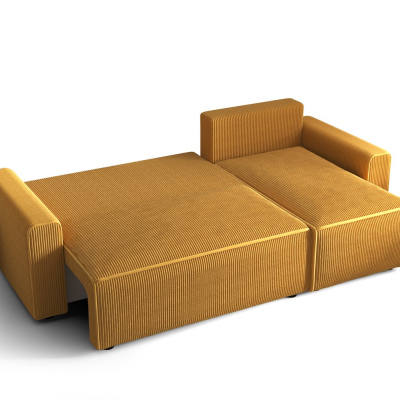 Bequeme Schlafcouch RADANA – gelb