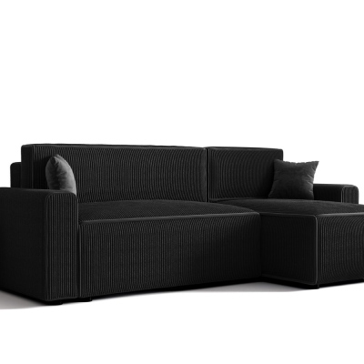 Bequeme Schlafcouch RADANA – schwarz 1