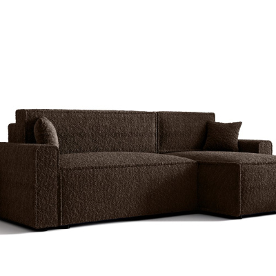 Bequeme Schlafcouch RADANA – dunkelbraun